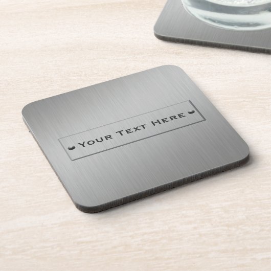 Metaal bekijk aangepaste onderzetters (Linkerzijde)