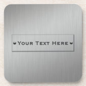 Metaal bekijk aangepaste onderzetters (Voorkant)