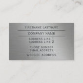 Metaal bekijk aangepaste visitekaartjes (Achterkant)