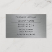 Metaal bekijk aangepaste visitekaartjes (Achterkant)