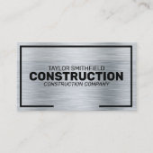 METAAL BEROEPSGEOMETRISCH BOUWGEBIED VISITEKAARTJE (Voorkant)