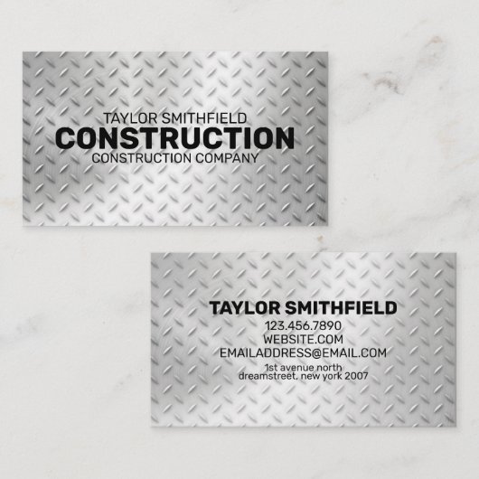 METAAL BEROEPSOPLEIDING VISITEKAARTJE (Voorkant / Achterkant)