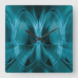 Metaal Blauw Gloei tanden tandarts Klok