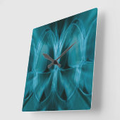 Metaal Blauw Gloei tanden tandarts Klok (Hoek)