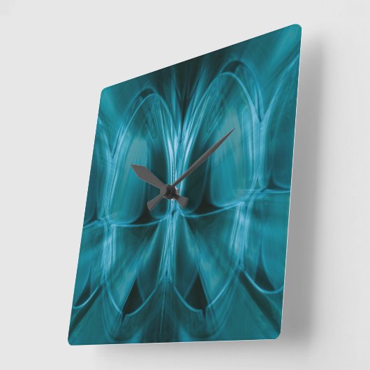 Metaal Blauw Gloei tanden tandarts Klok (Hoek)