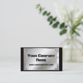 Metaal Bord met schroeven Visitekaartjes (Staand voorkant)