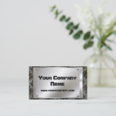 Metaal Bord met schroeven Visitekaartjes (Staand voorkant)