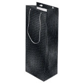 Metaal Bord patroon 02 Wijn Cadeautas (Voorkant Gekanteld)