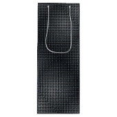 Metaal Bord patroon 02 Wijn Cadeautas (Voorkant)