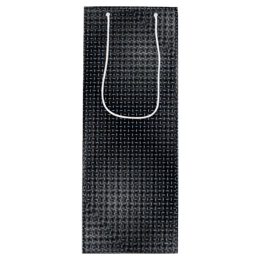 Metaal Bord patroon 02 Wijn Cadeautas (Voorkant)