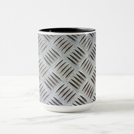 Metaal Bord Textuur Mok (Midden)