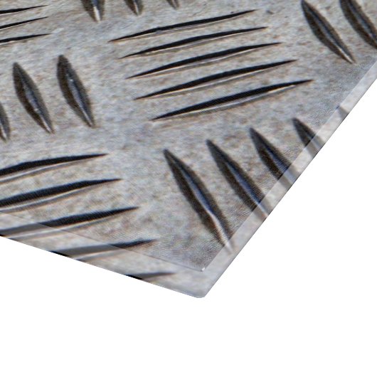 Metaal Bord Textuur Snijplank (Hoek)