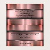 Metaal Borstelig Industrieel Visitekaartje (Buitenkant ongevouwen)