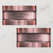 Metaal Borstelig Industrieel Visitekaartje (Voorkant / Achterkant)