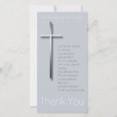 Metaal Christelijk Kruissympathie Bedankt Je hebt (Voorkant)