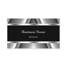 Metaal Chroom Elegante Zwarte & Witte Stijl Zilver