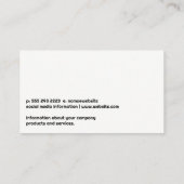 Metaal cirkelzaadblade | Handgereedschap Visitekaartje (Achterkant)