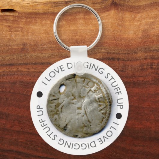 Metaal detecteren cadeau - sleutelketen sleutelhanger (Voorkant)