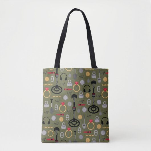 Metaal detecteren Canvas tas (Voorkant)