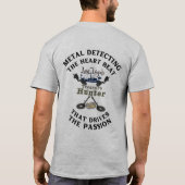 Metaal detecteren, de hartslag T-shirt (Achterkant)