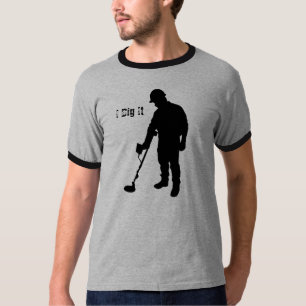 Metaal detecteren - ik dig het - T-shirt