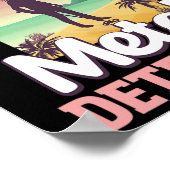 Metaal Detecteren Metaal Detector Meisje Treasure Poster (Hoek)