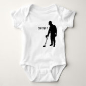 Metaal detecteren - papa scoort het - Creeper Romper (Voorkant)