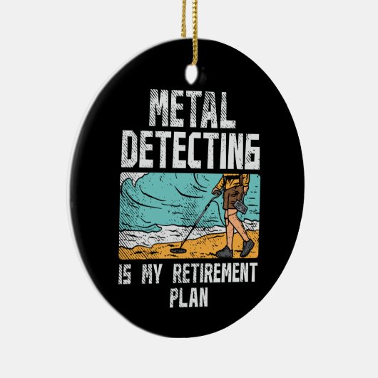 Metaal detecteren pensioen keramisch ornament (Rechts)