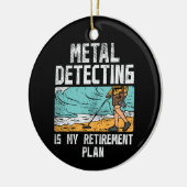 Metaal detecteren pensioen keramisch ornament (Links)