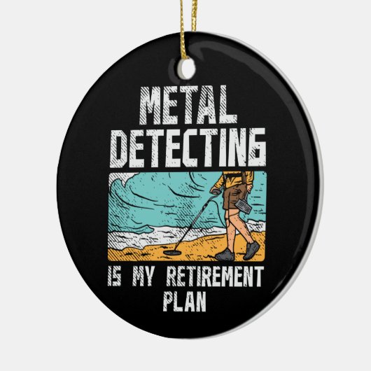 Metaal detecteren pensioen keramisch ornament (Links)