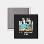 Metaal detecteren pensioen magneet (Voorkant / Achterkant)