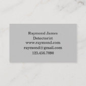 Metaal Detecteren Relic Treasure Hunter Sleutels M Visitekaartje (Achterkant)