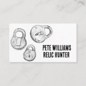 Metaal Detecteren Relic Treasure Hunter Visitekaartje (Voorkant)