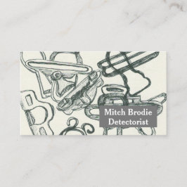 Metaal Detecteren Relic Treasures Suspender Clips Visitekaartje