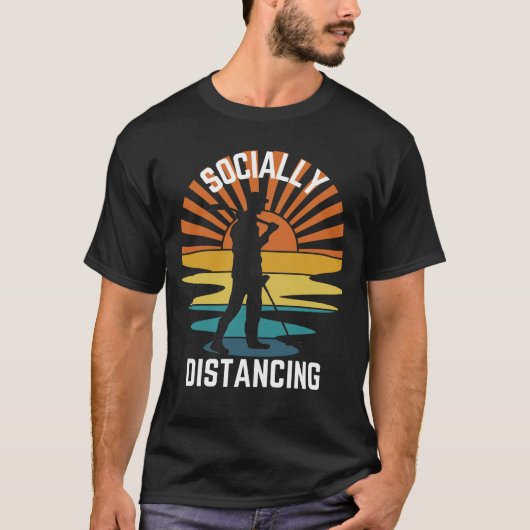 Metaal detecteren sociaal vervormende T-Shirt (Voorkant)