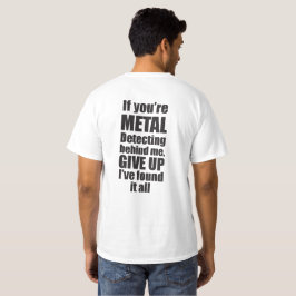 Metaal detecteren t-shirt
