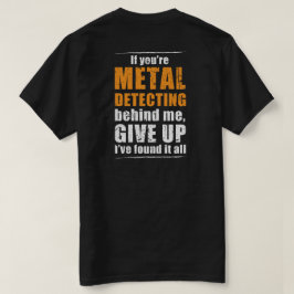 Metaal detecteren t-shirt - ideaal metaaldetectieg