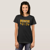 Metaal detecteren van schatkist Hunter Detectorist T-shirt (Voorkant volledig)