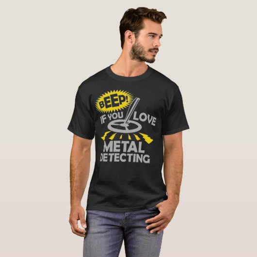 Metaal detecteren van vun T-shirt (Voorkant volledig)