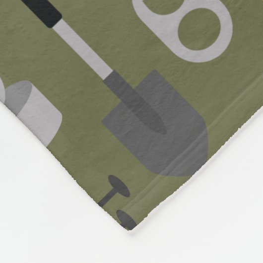 Metaal detecteren ventilatorbak fleece deken (Hoek)