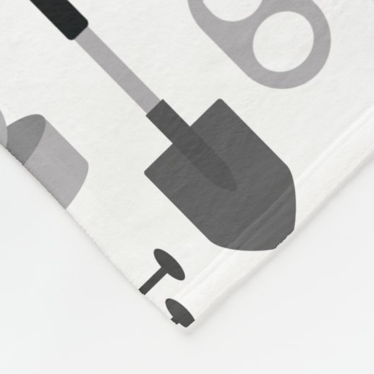 Metaal detecteren ventilatorbak fleece deken (Hoek)