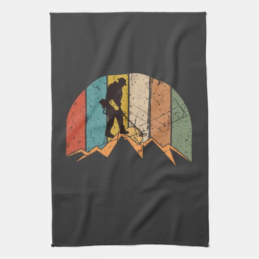 Metaal detecteren Vintage Theedoek (Verticaal)