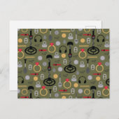 Metaal detecterend Briefkaart (Voorkant / Achterkant)