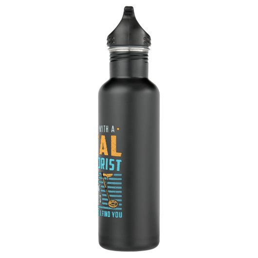 Metaal detecterend detectordetector detector Cadea Waterfles (Rechts)