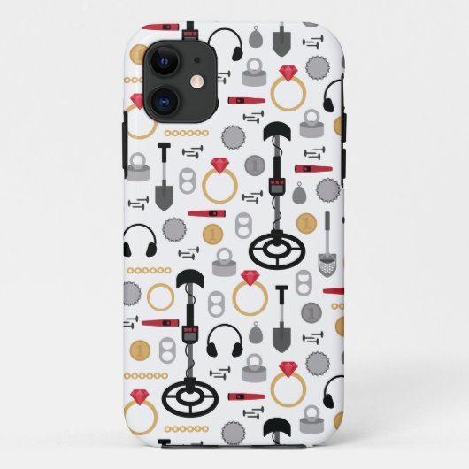 Metaal detecterend Hoesje-Mate iPhone Case (Achterkant)