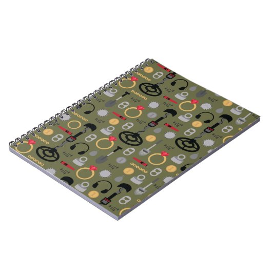 Metaal detecterend Notitieboek (Linkerzijde)