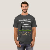 Metaal detecterend pensioenplan t-shirt (Voorkant volledig)