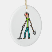 Metaal detecterende detector keramisch ornament (Rechts)