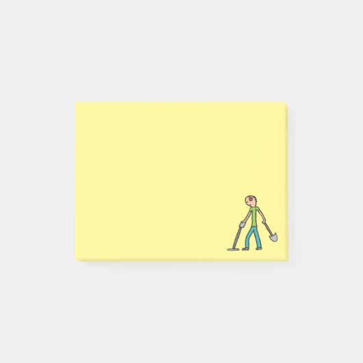 Metaal detecterende detector post-it® notes (Voorkant)