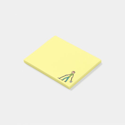 Metaal detecterende detector post-it® notes (Schuin)